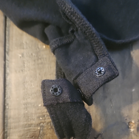 Free People Ava Puff Sleeve Bodysuit Black Size Large - Picture 9 of 9